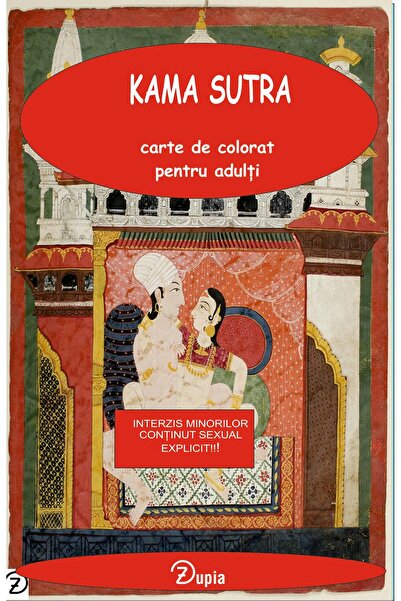 zupia Kama Sutra cartea de colorat pentru adulți