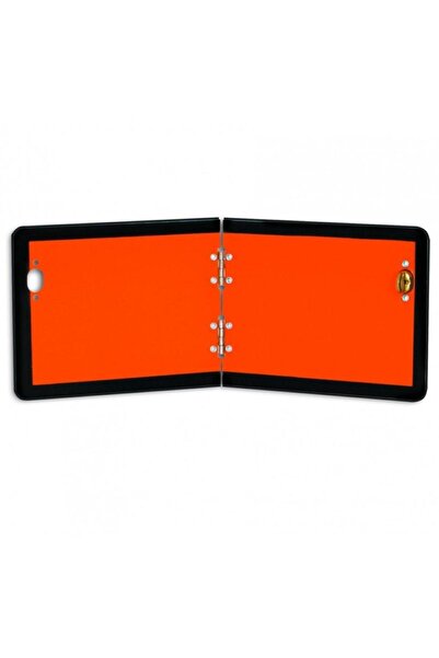 BORG-HICO Placă pliabilă ADR, model HICO TWY046, 300 x 120 mm, aluminiu, orientare verticală, culoare porto