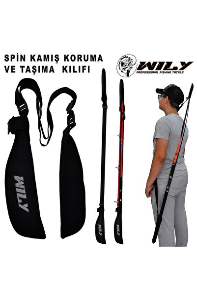 Wily Neopren Spin Kamış Koruma ve Taşıma Kılıfı
