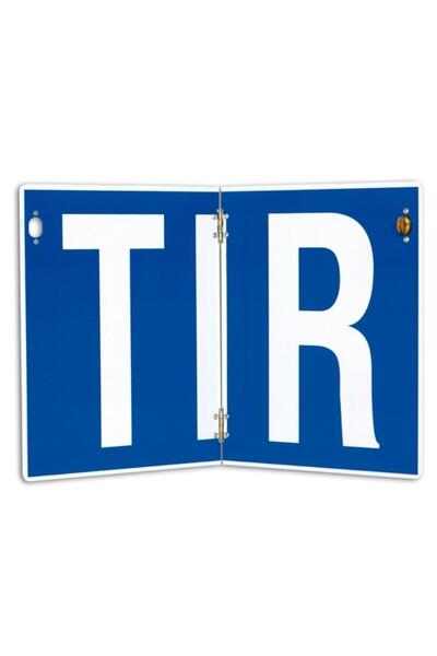 BORG-HICO Placă TIR pliabilă, model HICO TWY007, dimensiuni 400 x 250 mm, fără reflectorizare