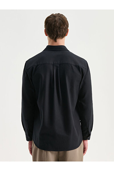 LC Waikiki Timeless Advice |   Regular Fit Long Sleeve Dobby Men's Shirt