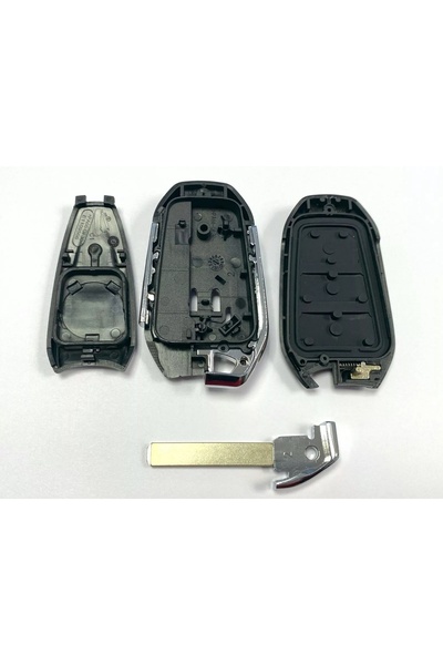 TECHSTAR Carcasă cheie auto cu 3 butoane compatibilă cu Citroen C2, C3, C4, C5, Berlingo, Jumper, Jumpy,