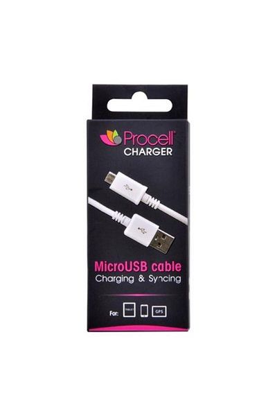 Procell USB to microUSB phone cable, black, 1 meter