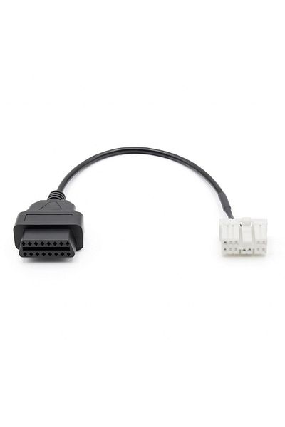 TECHSTAR 12-pin to 16-pin OBDII cable for Tesla Model X and Model S 2012 / 2015