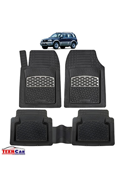 TEAMCAR Covorașe auto compatibile cu Suzuki Grand Vitara cu 1 tavă (1998-2005...