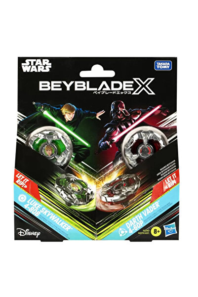 JollyMag BEYBLADE X STAR WARS PACKET DUO LUKE SKYWALKER 4-80 B SI DARTH VADER 4-60 P