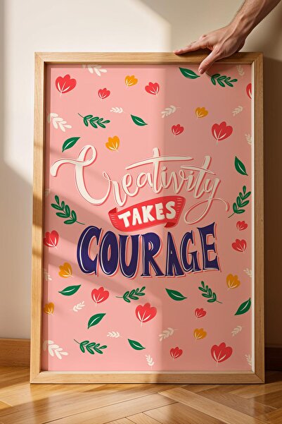 Saturn Creativitatea are nevoie de curaj Tablou înrămat - Creativitatea are n...