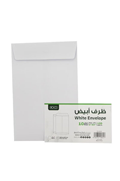 Roco مظاريف ورقية بيضاء - مظاريف بريدية قياسية
