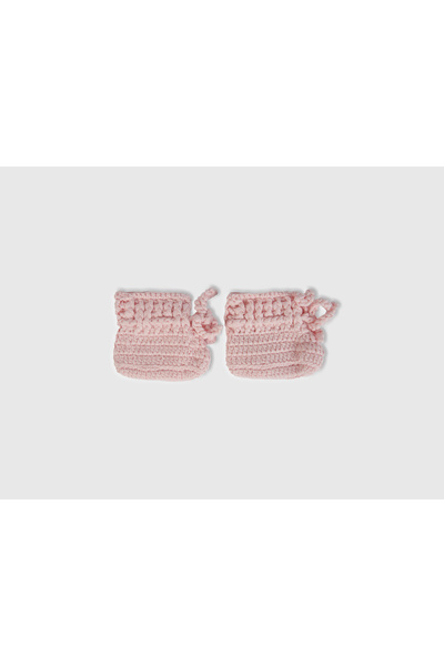 United Colors of Benetton Baby Ecru Knitted Booties