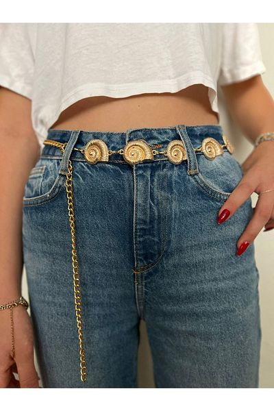 Eksibir Chain Belt Women's Belt Dress Belt Trouser Belt
