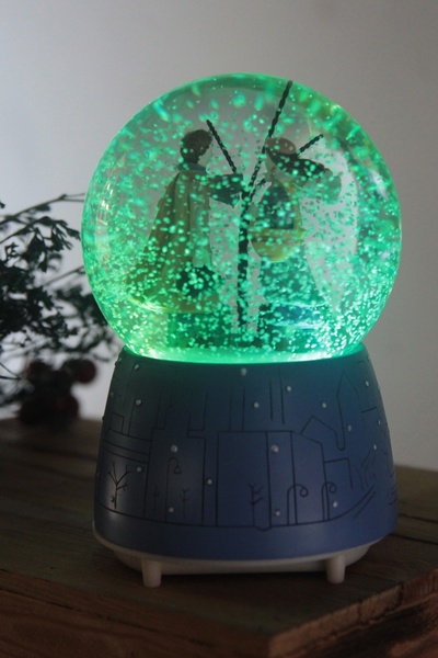 HALL BREATHE Otomatik Püskürtmeli Kış Masalı Kar Küresi Hediye, Sevgiliye Özel.