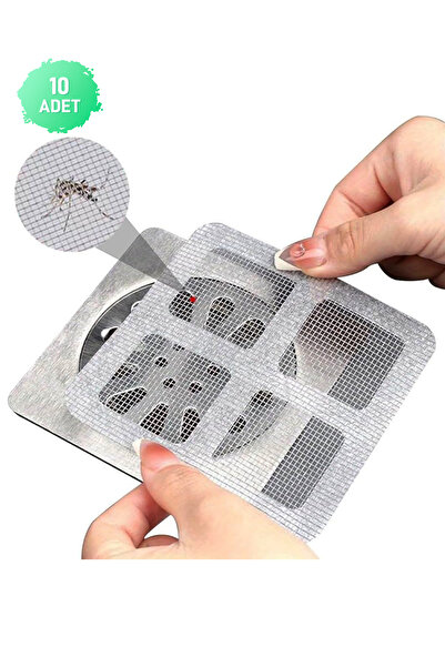 Soillium 10'lu Banyo Mutfak Balkon Lavabo Koku Önleyici ve Haşere Böcek Önleyici Gider Filtresi Pislik Tutucu
