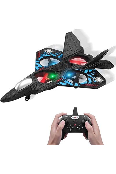Türkiye TOY GARDEN L0712 RC Plane Toy Remote Control Aircraft with Auto Hovering, 3D Flip, LED Lights, USB C