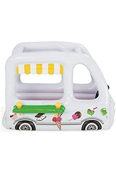 BESTWAY - شاحنة الآيس كريم Scoops'n Smiles، في الأعلى والأسفل وفي حفرة الكرات