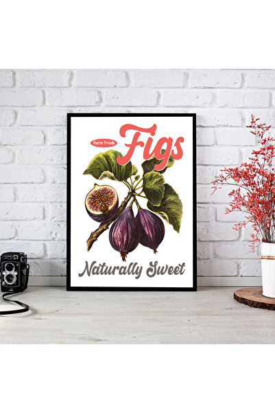 woodsia Tablou cu poster din lemn MDF cu aspect de cadru dintr-o singură buca...