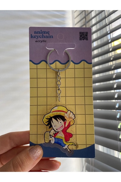 Planet Butik One Piece Luffy Acrylic Anime Keychain