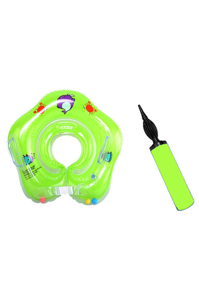 PIKKABOO - Iswimsafe Infant Neck Floater Green With Inflate