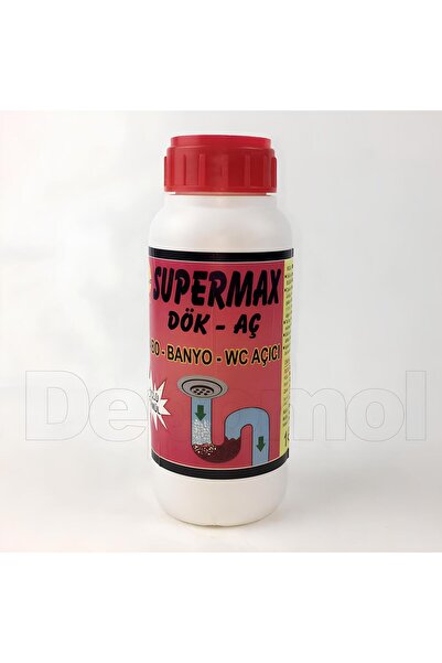 SÜPERMAX DÖK AÇ LAVABO GİDER WC AÇICI 1000ML SÜPER BOY