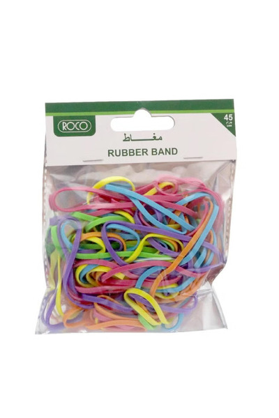 Roco Rubber Bands – 50.2 mm, 0.05 kg, Assorted Colors