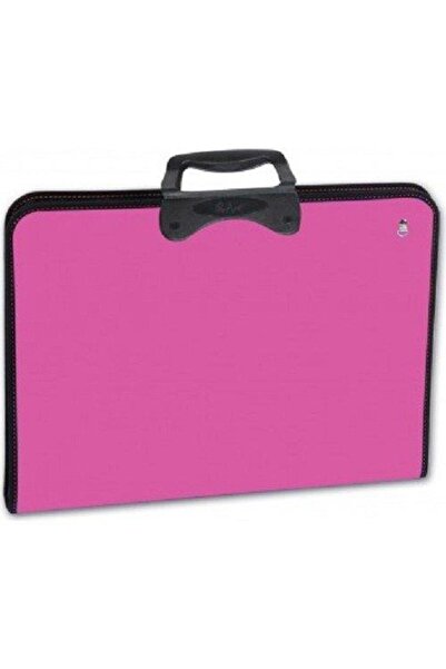Abka Fermuarlı Resim-Proje Çantası 37X54 Cm Pembe Proart 3.01.26.005