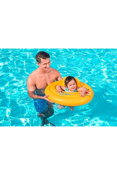 BESTWAY Swimming Float Inflatable for Infants | Round 3-Ring Inflatable Baby Boat Float for Toddlers