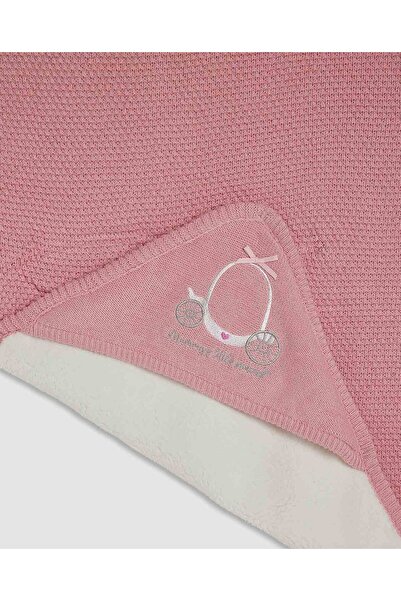 R&B Newborn Embroidered Hooded Wrap/ Blanket