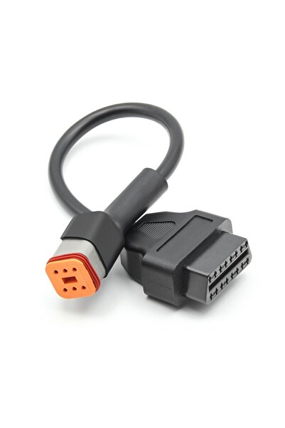 TECHSTAR ® OBD2 6-Pin to 16-Pin Diagnostic Adapter Cable for Harley Davidson Motorcycles