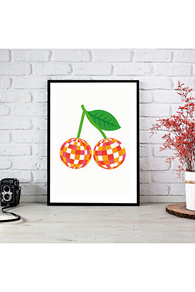 woodsia Tablou cu poster din lemn MDF cu aspect de cadru dintr-o bucată FRMD ...