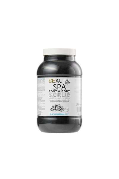 Beauty Palm مقشر القدم والجسم بالفحم الأسود جالون
