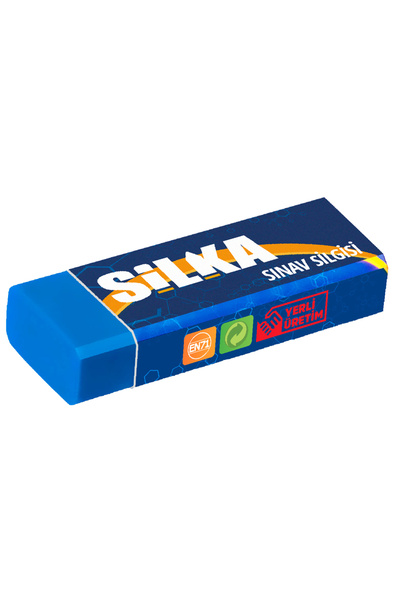 Yerli Silka Art.8 Exam Eraser Dark Blue (20 Pieces Box)