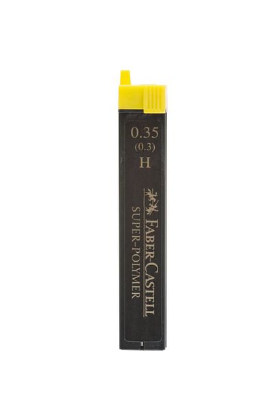 Faber Castell Super-Polymer Lead Refill – Black 0.9 mm HB, 12 Leads/Tube