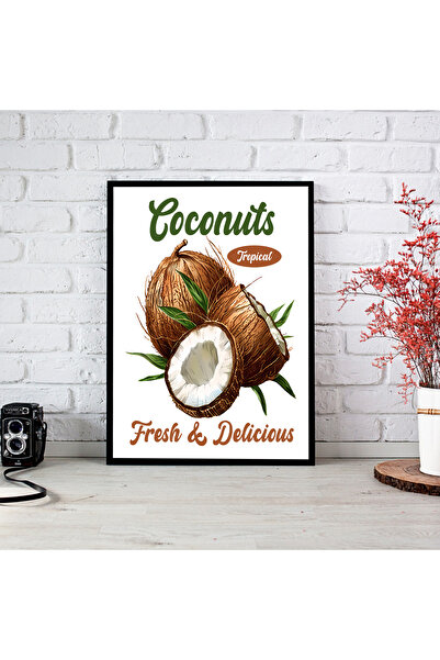 woodsia Tablou cu poster din lemn MDF cu aspect de cadru dintr-o singură buca...