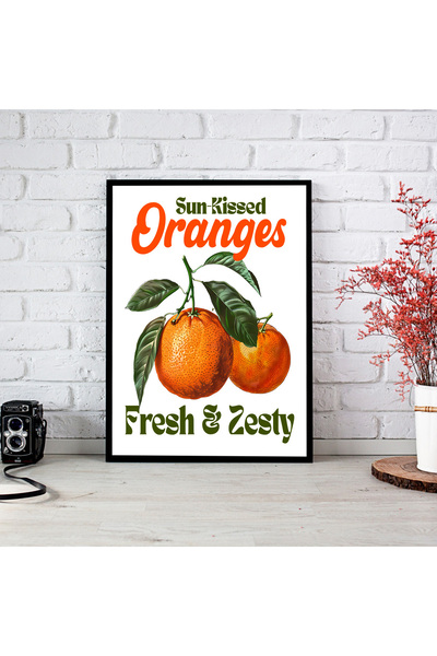 woodsia Εικονογράφηση με ξύλινο πλαίσιο MDF με εμφάνιση ενός μονού τεμαχίου F...