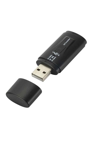 TECHSTAR ® M128 Car Transmitter Receiver, Bluetooth 5.0, USB Port, AUX 3.5 mm, Connection to Car