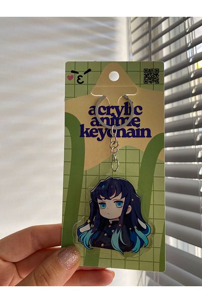 Planet Butik Demon Slayer Sis Hashira Acrylic Anime Keychain