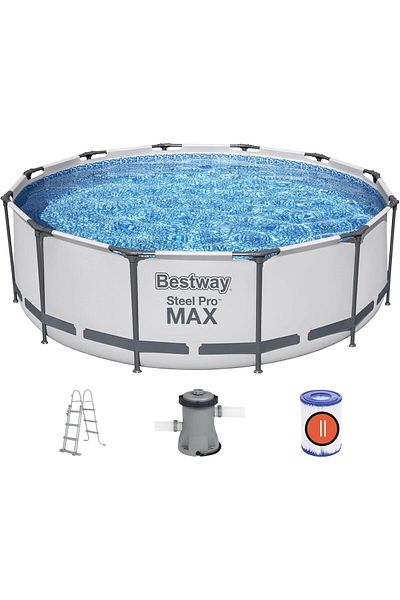 BESTWAY Steel Pro MAX 12' x 39.5"/3.66m x 1.00m Pool Set