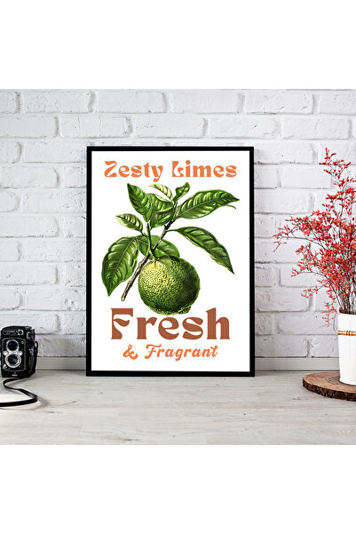 woodsia Tablou cu poster din lemn MDF cu aspect de cadru dintr-o singură buca...