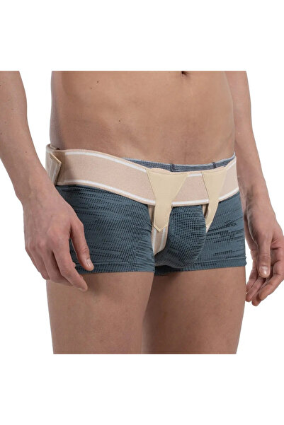 RMRELAXMED Kasık Fıtık Bağı (ÇİFT TARAFLI) Bej Standart