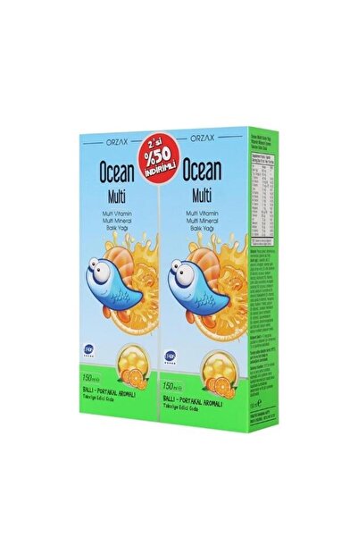 Orzax Ocean Multi Şurup 150 ml - İkincisi %50
