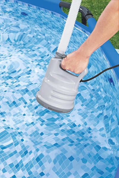 BESTWAY Flowclear Pool+ Drain Pump Swimming Pool, Grey, 28.5x28x28.5 cm