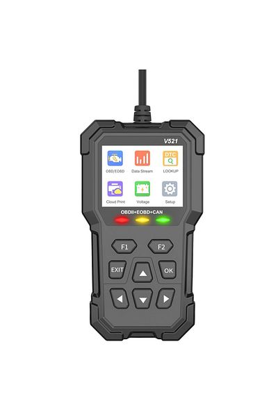 TECHSTAR V521 Multi-brand Diagnostic Tester, OBD2 EOBD CAN Scanner, Reads over 4000 error codes,