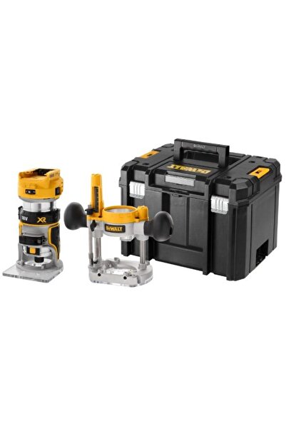 Dewalt Masina de frezat DCW604NT XJ, 18 V, 8 mm, 930 W, 22500 rpm, fara acumu...