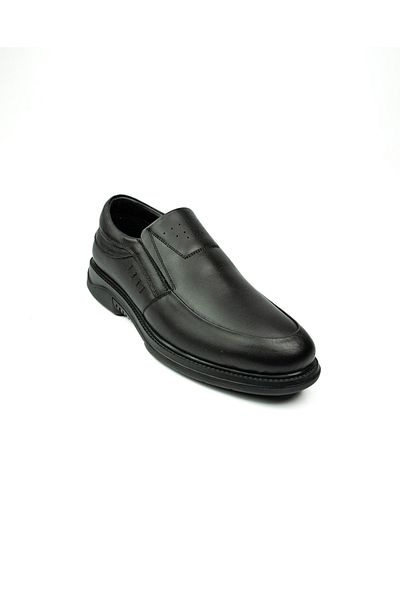 Nobel 5021 Mocasin din piele neagră Pantofi casual pentru bărbați