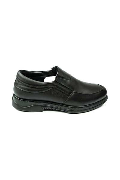 Nobel 5021 Mocasin din piele neagră Pantofi casual pentru bărbați