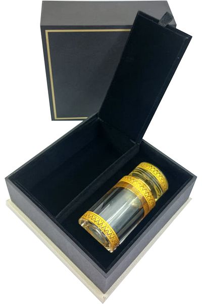 Generic High Quality Crystal Oud Perfume Bottles Wholesale Polished Attar Glass Oil Bottle with Box