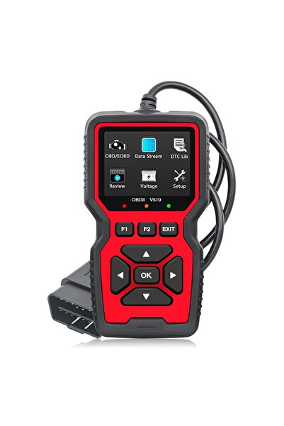 TECHSTAR Tester de diagnosticare auto V519 OBD2, diagnosticare motor, citire ...