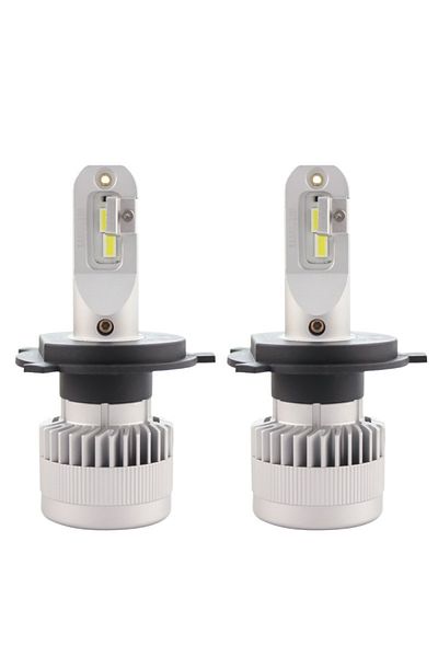 TECHSTAR Set de 2 LED-uri auto Techstar® X9, H4, 60w, 8000 lumeni, 6500K, AUTO, 12-24 volți, CSP, Canbus,