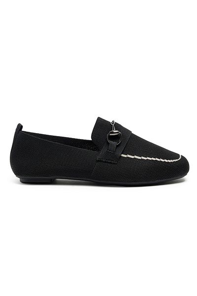R&B Knitted Horsebit Loafers