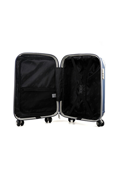 IVS Lacivert Bej Kare Buyuk Boy Büyük Boy Seyahat Çantası PP4040-415-L Lacivert