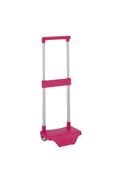 safta Rucksack Trolley Acero y polipropileno Magenta 22 x 67.5 x 17 cm
